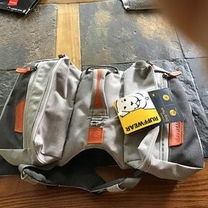 Ruffwear commuter dog pack XS NWT grey